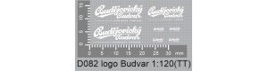 Obtisky - loga pivovaru Budvar, TT, Štěpnička D082