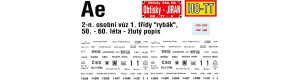 Obtisky Ae - rybák 50. - 60. léta, TT, Jiran 194