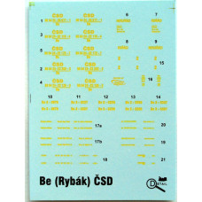 Obtisk osobní vůz Be 'Rybák", TT, Detail 03024