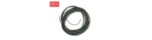 Kabel černý, 3A, 16 pramenů, 7 m, PECO PL-38BK
