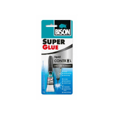 Sekundové lepidlo Bison Super Glue Control, 3 g, UHU/Bison 33124