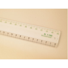Pravítko s měřítkem pro velikost N, Auhagen 99006