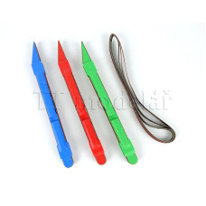 Sada obsahující 3 brousítka, ke každému jeden náhradní smirkový pás, Proedge 53600