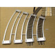Šablony pro pokládání kolejí, obloukové, pro koleje H0 PIKO flexi, poloměry 360–545,6 mm, 4 kusy, H0, KaModel H0/P/SET