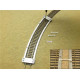 Šablona pro pokládání kolejí, oblouková, pro koleje H0 ROCO LINE flexi, poloměr 481,2 mm, 1 kus, H0, KaModel H0/R/R481,2