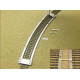Šablona pro pokládání kolejí, oblouková, pro koleje H0 ROCO LINE flexi, poloměr 542,8 mm, 1 kus, H0, KaModel H0/R/R542,8