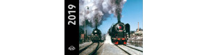 Nástěnný kalendář 2019 - lokomotivy, malý, DOPRODEJ, Corona CPK037