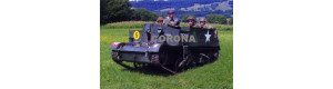 Pohlednice, britské pásové obrněné vozidlo Mortar Career Mk. II, Corona CPM001