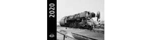 Kalendář nástěnný 2020, parní lokomotivy, Jiří Kulhánek, DOPRODEJ, Corona