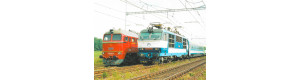 2007004 Pohlednice, Lokomotivy 781 529+ 350 018 odbočka Zádulka u České Třebové, Východočeská dráha Letohrad, Letohradský železniční klub