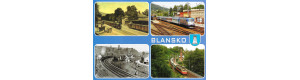 Pohlednice s železniční tématikou, Blansko, TT modelář Blansko