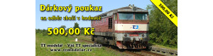 Dárkový poukaz za 500 Kč, TT modelář TTM-DP0500