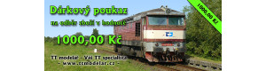 Dárkový poukaz za 1000 Kč, TT modelář TTM-DP1000