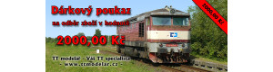 Dárkový poukaz za 2000 Kč, TT modelář TTM-DP2000