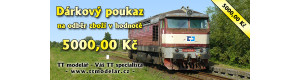 Dárkový poukaz za 5000 Kč, TT modelář TTM-DP5000